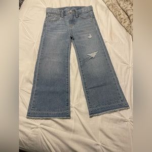 Toddler wide leg jeans